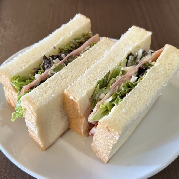 ハムサンドセット